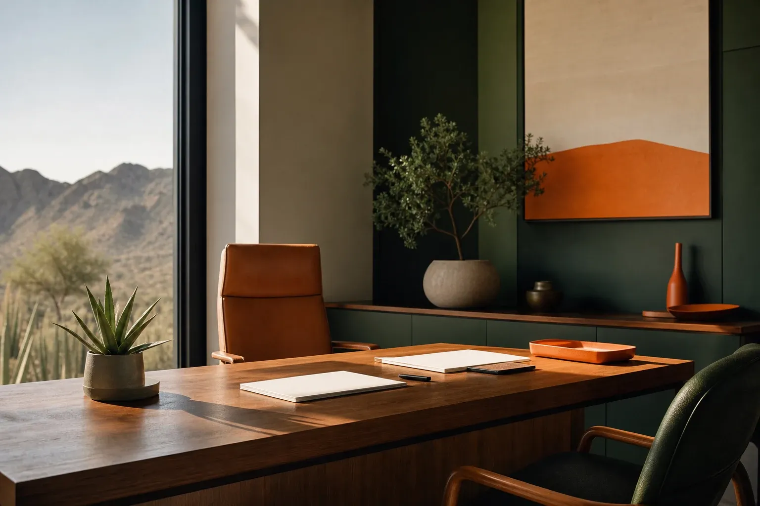 Visual direction for mortgage & financial services — CactusLaunch Visual Engine concept