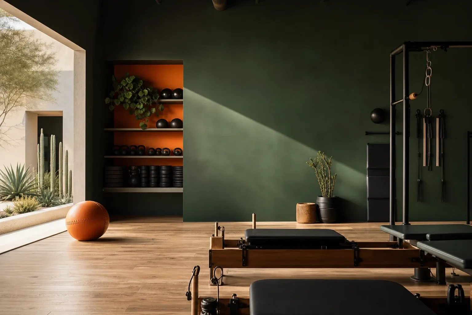 Visual direction for fitness & wellness — CactusLaunch Visual Engine concept